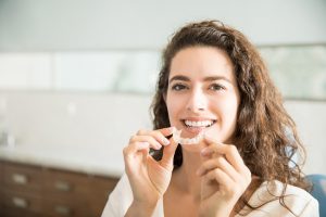 Adult braces to straighten teeth
